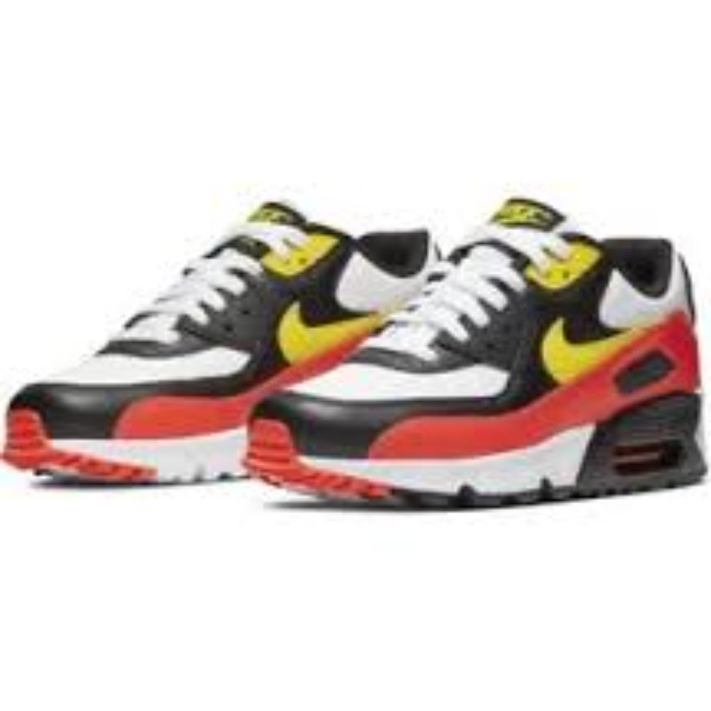 Air Max 90 GS 'Chrome Yellow Black Crimson'